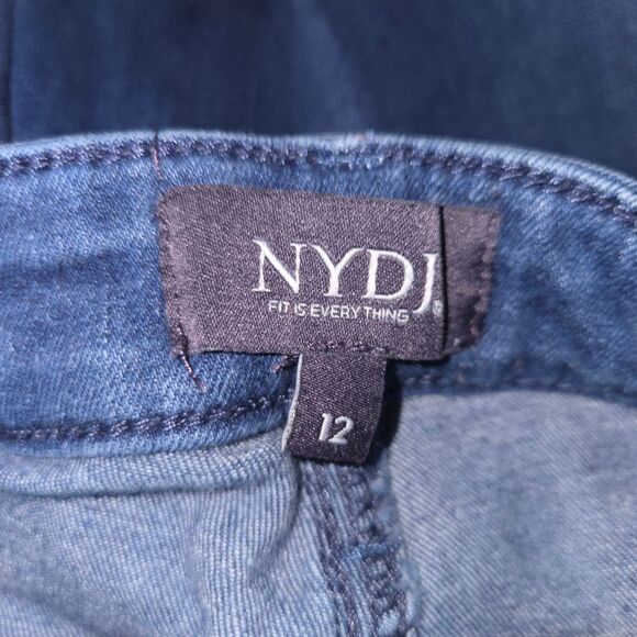 Nydj Not Your Daughters Barbara Bootcut Denim Jeans Size 12 - Picture 5 of 6